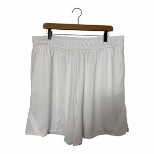 ADIDAS WOMEN WHITE SLCT BB SHORTS SIZE 2XLT BRAND NEW WITH TAGS